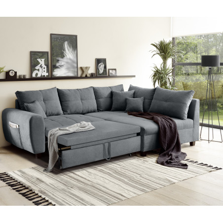 Coltar Extensibil Lena, Dreapta, Antracit, 248 x 87 x 176 cm-01