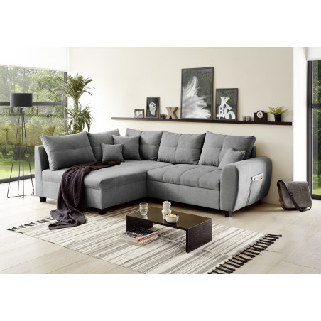 Coltar Extensibil Lena, Stanga, Gri Inchis, 248 x 87 x 176 cm-01