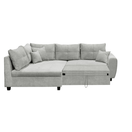 Coltar Extensibil Lena, Stanga, Gri Deschis, 248 x 87 x 176 cm-01