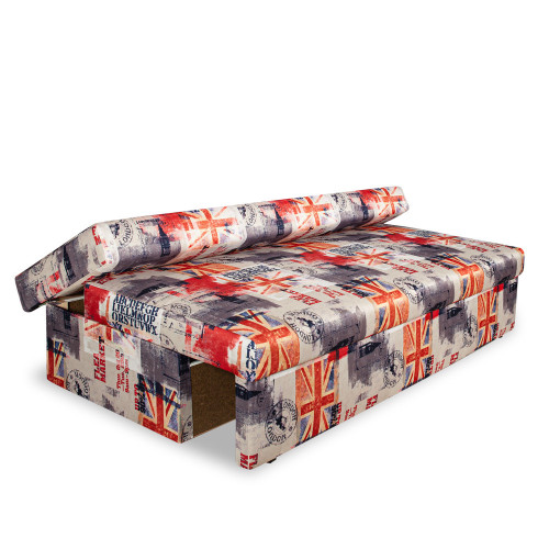 Canapea Extensibila Modulo London, Multicolor, 191 x 98 x 80 Cm-01