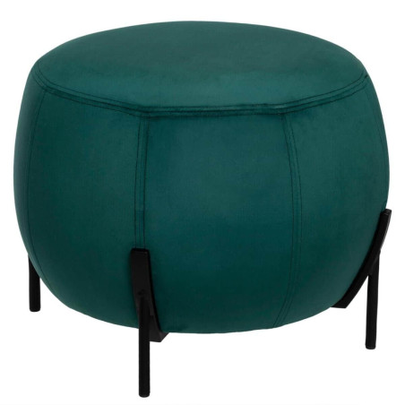 Taburet Calba, Verde Velvet, 43,5 x 36 cm-01