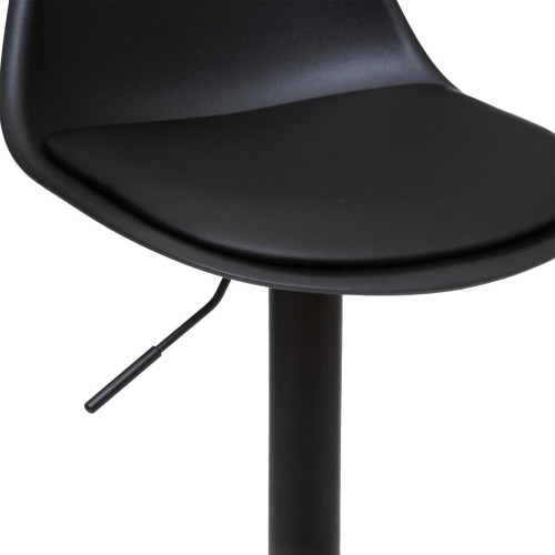 Scaun bar Ayla, Negru, 45x 103 cm