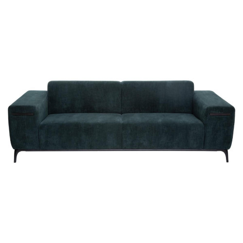 Canapea 3L Jude, Verde Velvet, 230 x 94 x 74 cm