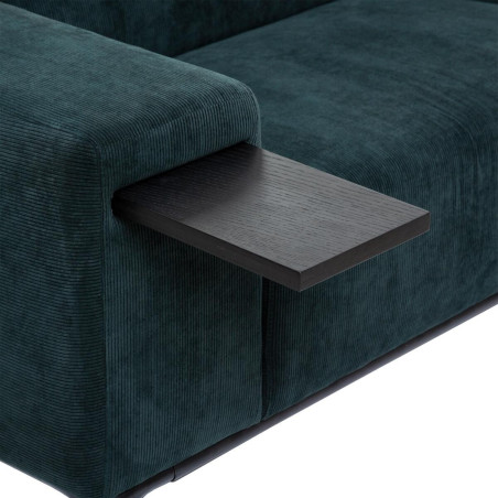 Canapea 3L Jude, Verde Velvet, 230 x 94 x 74 cm-01