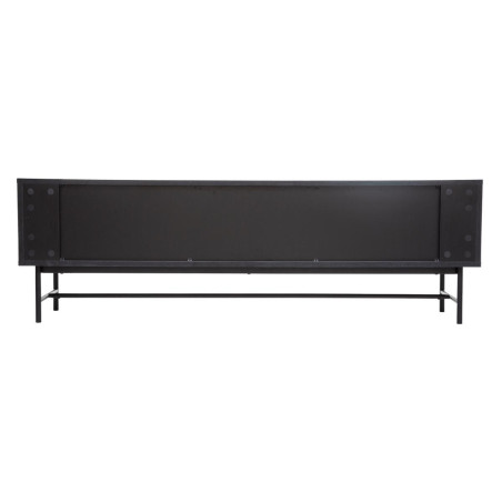 Comoda TV Huston, Negru, 160 x 45 x 55 cm-01