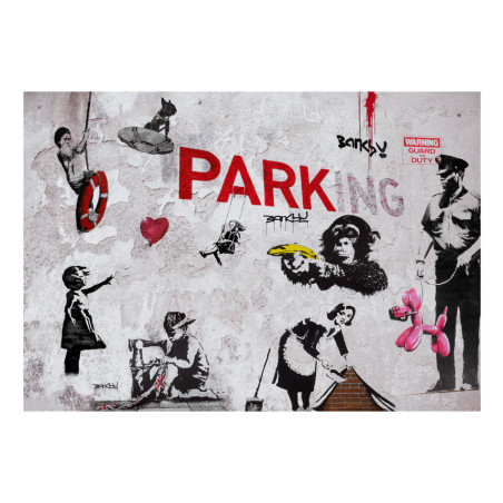 Fototapet [Banksy] Graffiti Diveristy-01