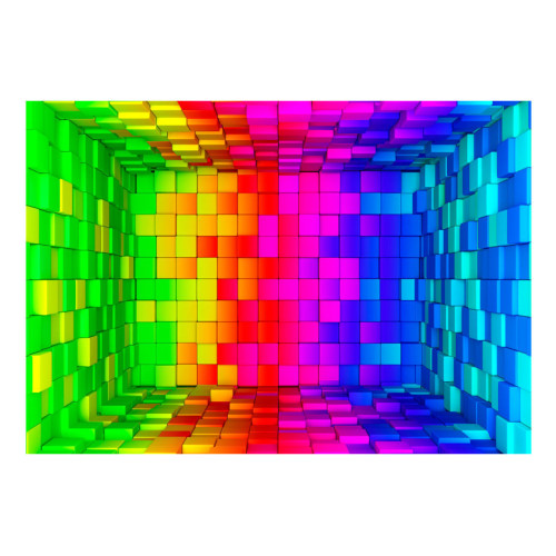 Fototapet autoadeziv Rainbow Cube