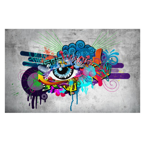 Fototapet autoadeziv Graffiti eye