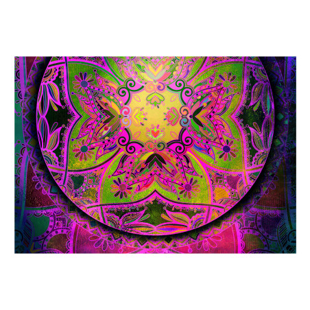 Fototapet autoadeziv Mandala: Pink Expression-01