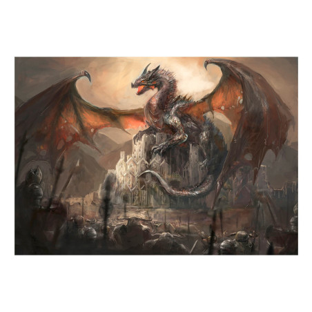 Fototapet autoadeziv Dragon castle-01