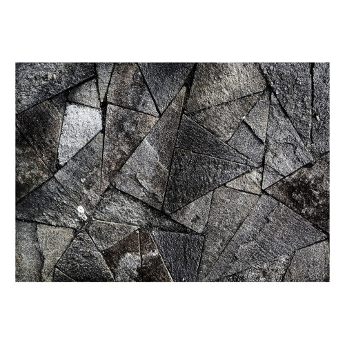 Fototapet autoadeziv Pavement Tiles (Grey)