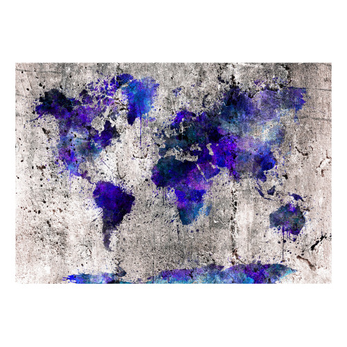 Fototapet autoadeziv World Map: Ink Blots