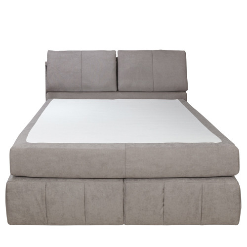 Pat Box Spring cu saltea Flora-01