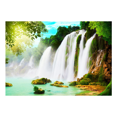 Fototapet autoadeziv The beauty of nature: Waterfall-01