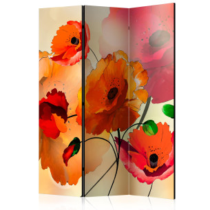 Paravan Velvet Poppies [Room Dividers]