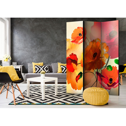 Paravan Velvet Poppies [Room Dividers]