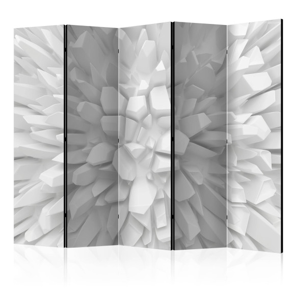 Paravan White dahlia II [Room Dividers]