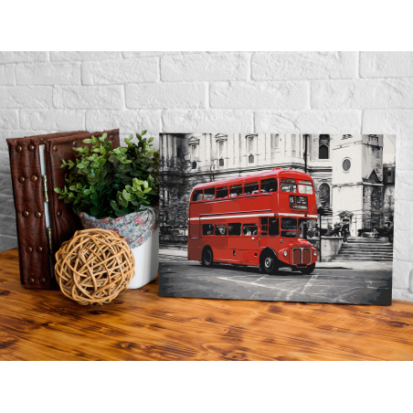 Pictatul pentru recreere London Bus 60 x 40 cm-01