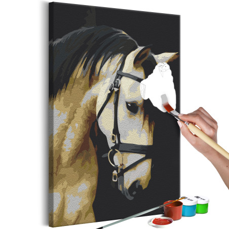 Pictatul pentru recreere Horse Portrait  40 x 60 cm-01