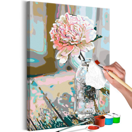 Pictatul pentru recreere Peony by the Window 40 x 60 cm-01