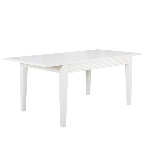 Masa Verona Bianco, Extensibila, Alb, 140/190 x 90 x 78 Cm-01