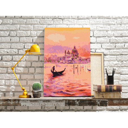 Pictatul pentru recreere Gondola in Venice 40 x 60 cm-01