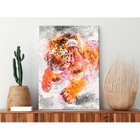 Pictatul pentru recreere Running Tiger 40 x 60 cm-01