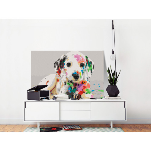 Pictatul pentru recreere Colourful Puppy