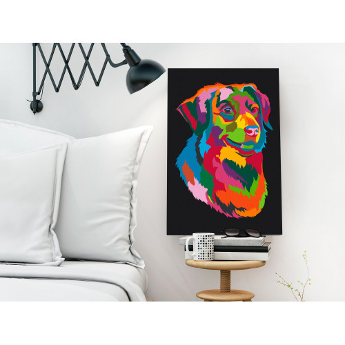 Pictatul pentru recreere Colourful Dog