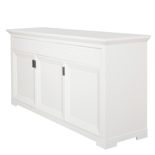 Bufet Verona Bianco, 3Usi + 3Sertare, Alb, 90 x 50 x 185 Cm-01