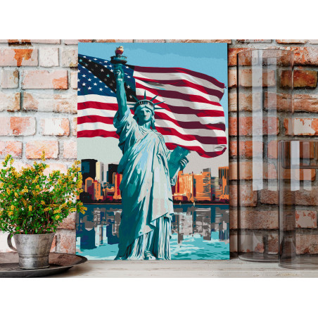 Pictatul pentru recreere Proud American 40 x 60 cm-01