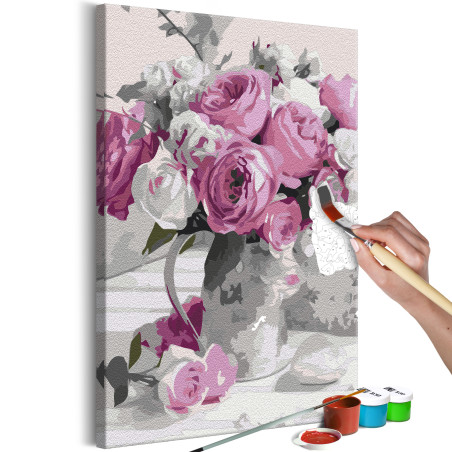 Pictatul pentru recreere Pink Bouquet 40 x 60 cm-01