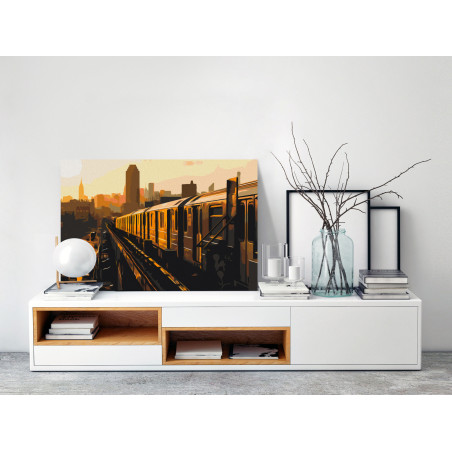 Pictatul pentru recreere New York Subway 60 x 40 cm-01