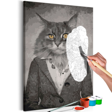 Pictatul pentru recreere Elegant Cat 40 x 60 cm-01