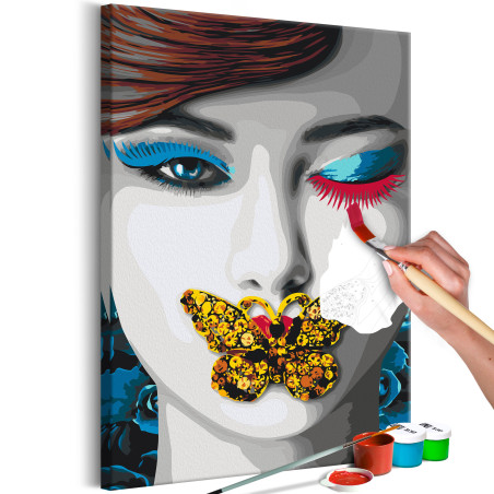 Pictatul pentru recreere Winking Woman 40 x 60 cm-01