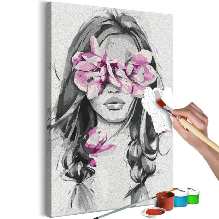 Pictatul pentru recreere Flowers On Eyes 40 x 60 cm-01