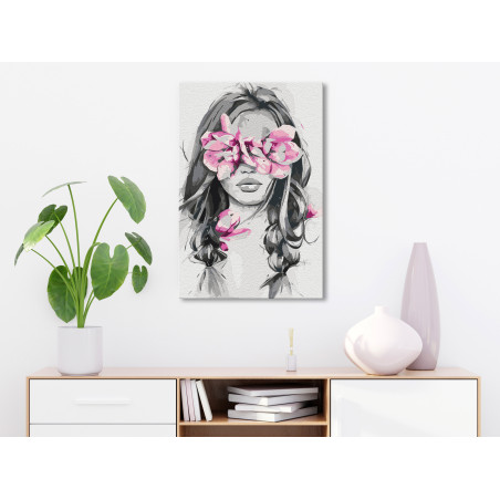 Pictatul pentru recreere Flowers On Eyes 40 x 60 cm-01