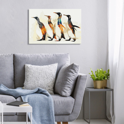 Pictatul pentru recreere Penguin Family