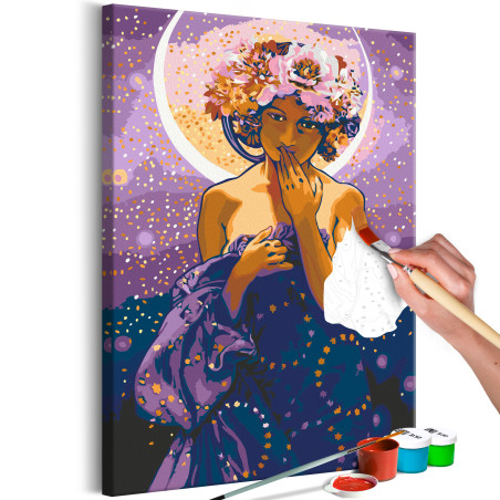 Pictatul pentru recreere Moon Woman 40 x 60 cm-01