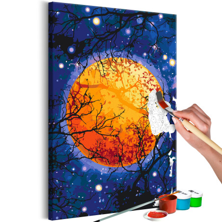 Pictatul pentru recreere Yellow Moon 40 x 60 cm-01