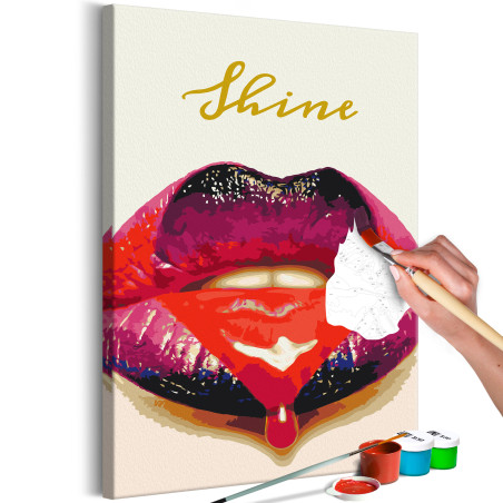 Pictatul pentru recreere Shiny Lips 40 x 60 cm-01