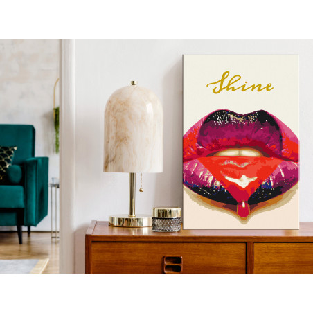 Pictatul pentru recreere Shiny Lips 40 x 60 cm-01