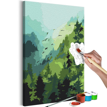 Pictatul pentru recreere Forest and Birds 40 x 60 cm-01