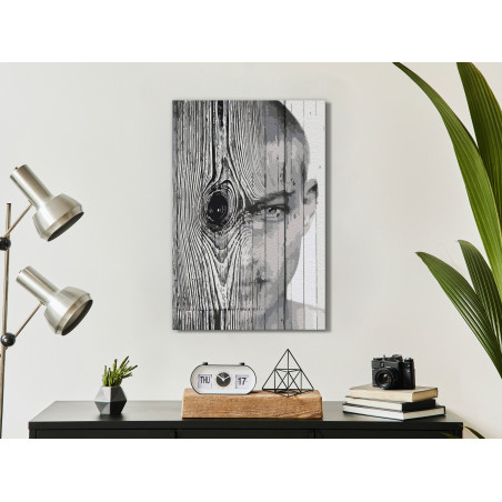 Pictatul pentru recreere Face in Wood 40 x 60 cm-01