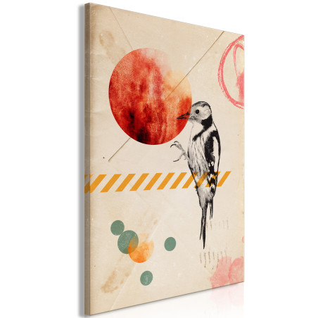 Tablou Bird Mail (1 Part) Vertical 40 x 60 cm-01