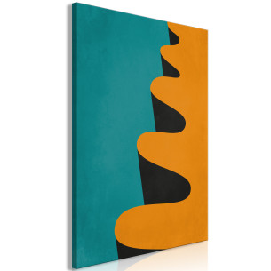 Tablou Orange Wave (1 Part) Vertical 40 x 60 cm