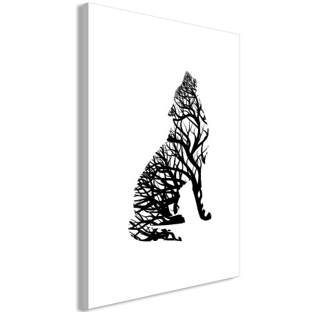 Tablou Wolf Trail (1 Part) Vertical 40 x 60 cm-01