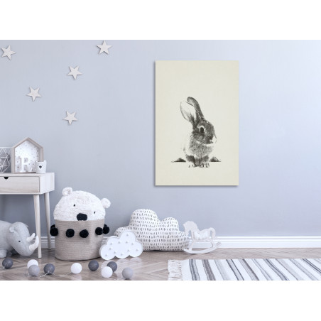 Tablou Fluffy Bunny (1 Part) Vertical 40 x 60 cm-01