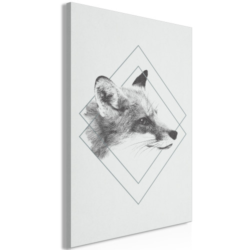 Tablou Clever Fox (1 Part) Vertical 40 x 60 cm