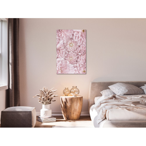 Tablou Flowers in the Morning (1 Part) Vertical 40 x 60 cm